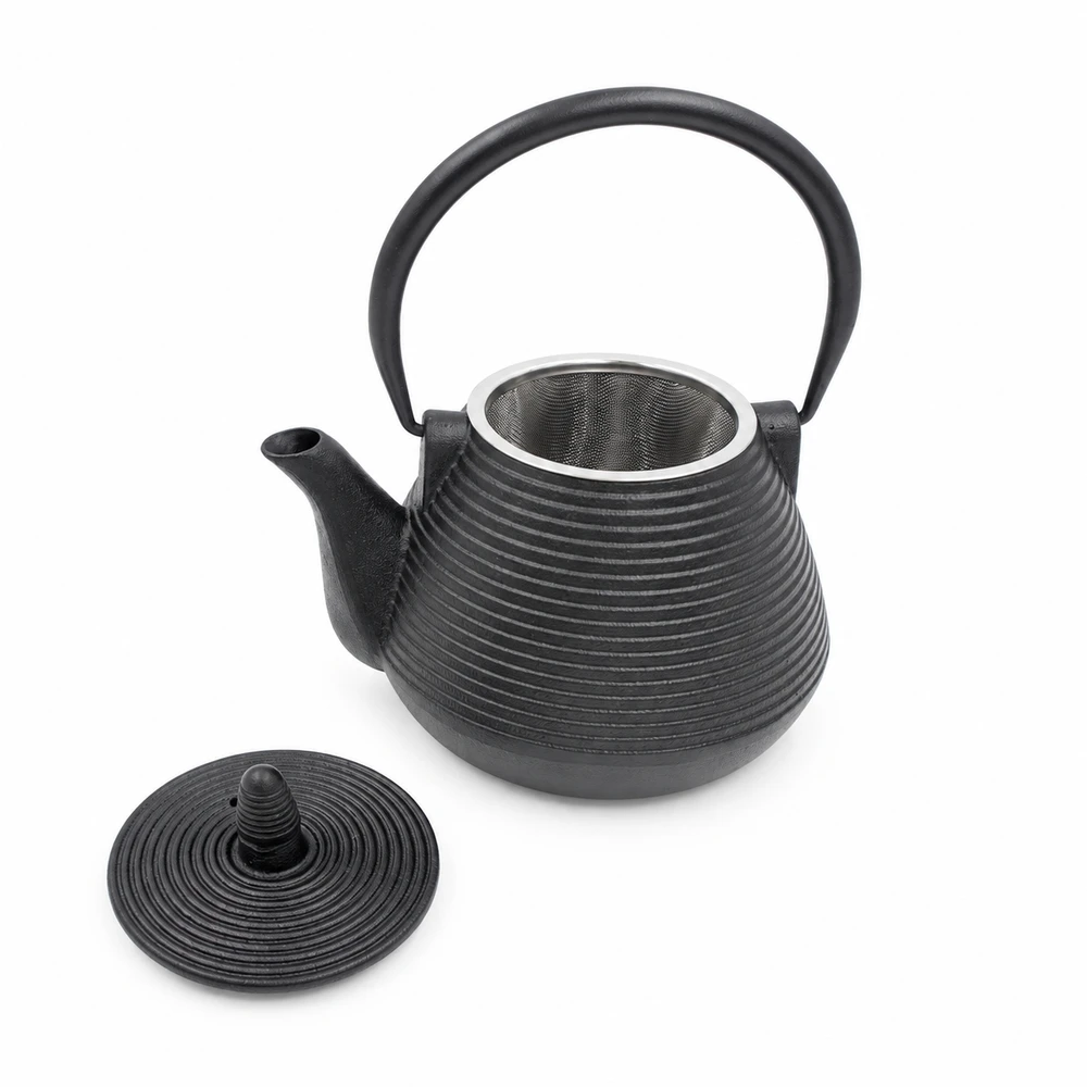 Ketaus arbatinukas su metaliniu sieteliu TR2309