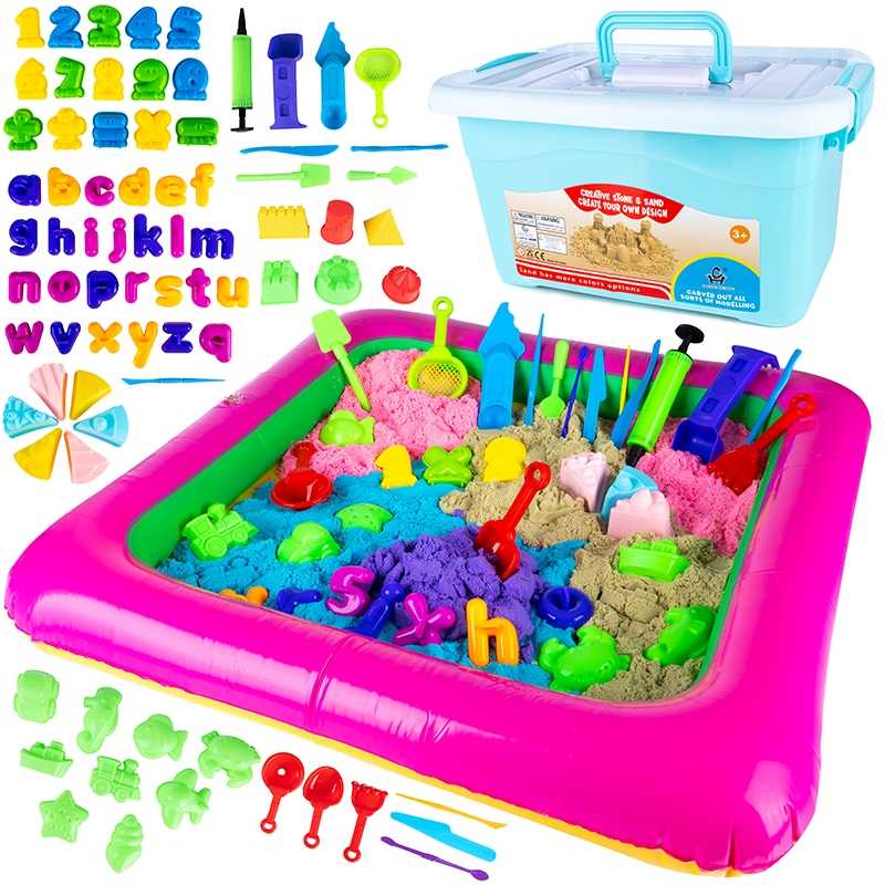 Gotel ND32_B29A1 B29A1 KINETINIŲ SMĖLIŲ SPALVŲ RINKINYS IŠ 4 5KG FORMŲ