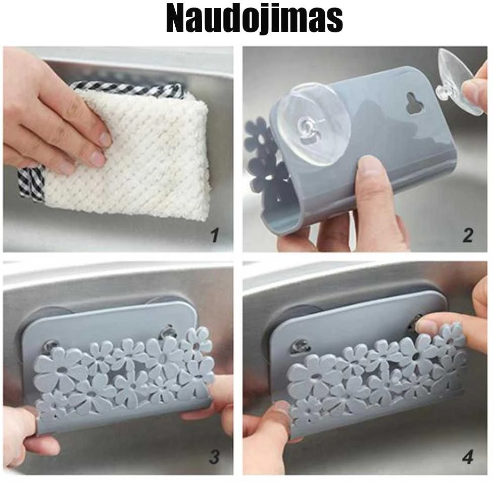 Laikiklis virtuvės kempinei