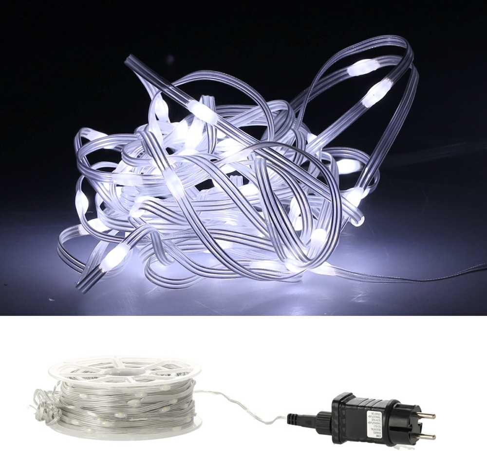 LED girlianda CHOMIK „Micro Wire Light“ 500 LED, šaltai balta, 50 m