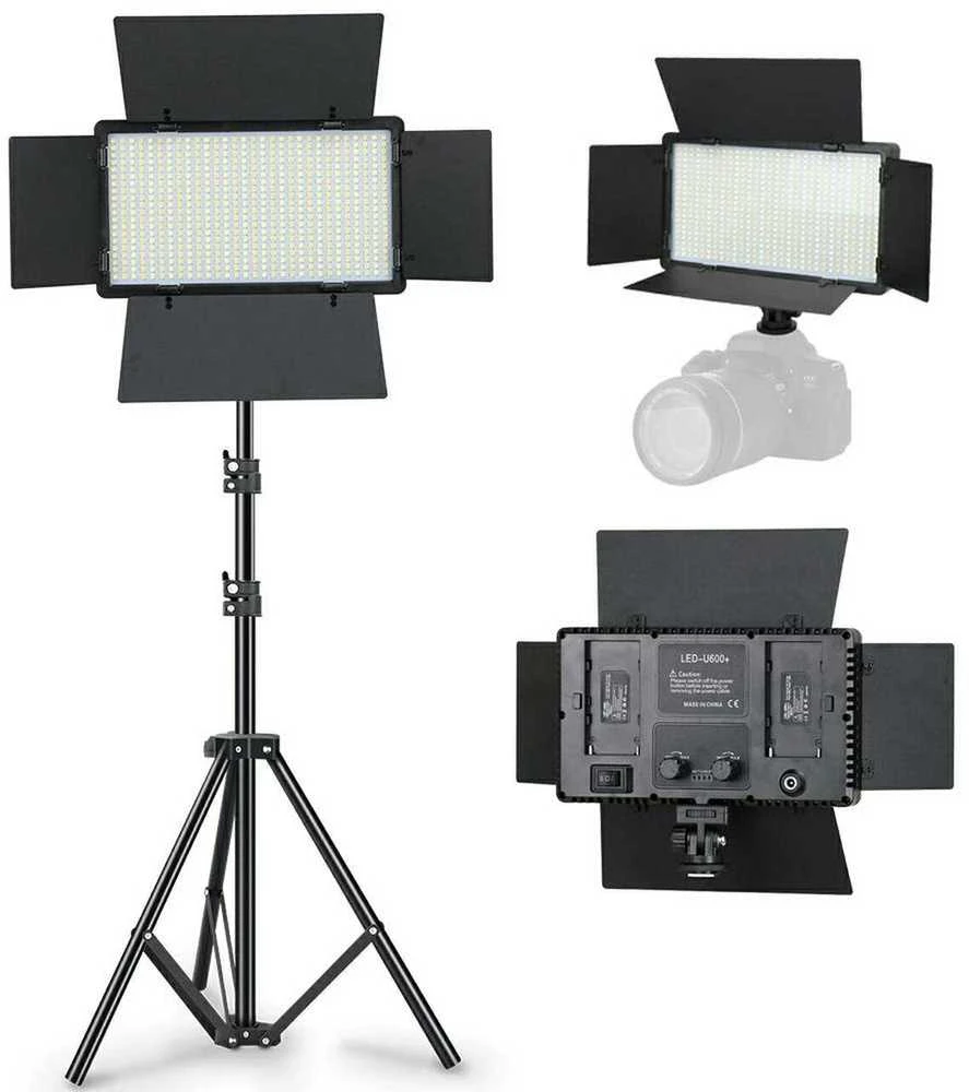 LED panelinė lempa su trikoju 800 pro KIT