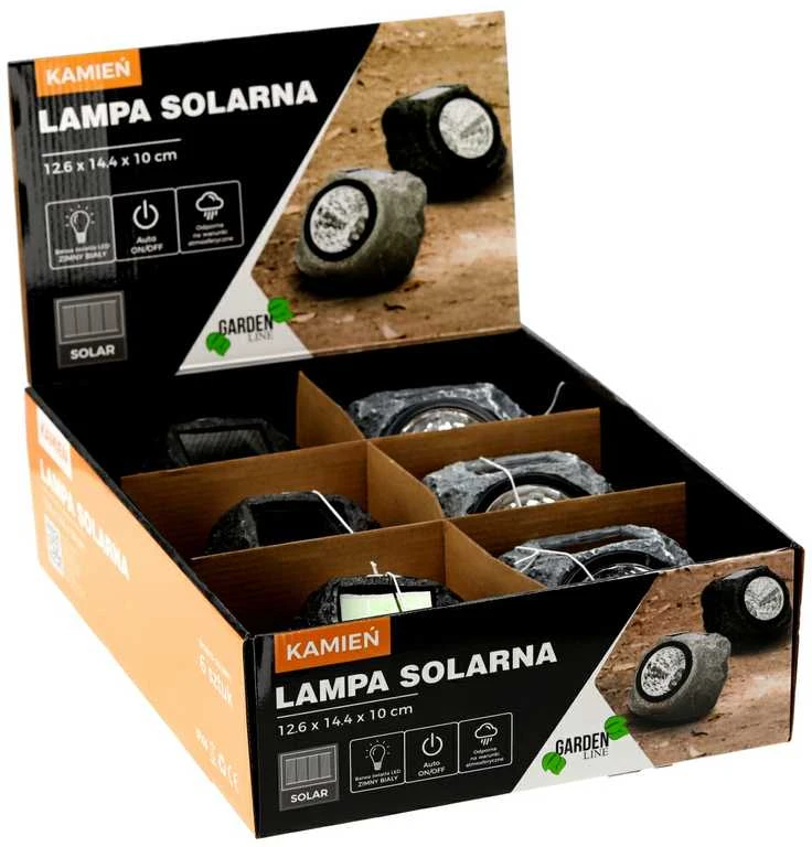 LED saulės energija maitinama sodo lempa