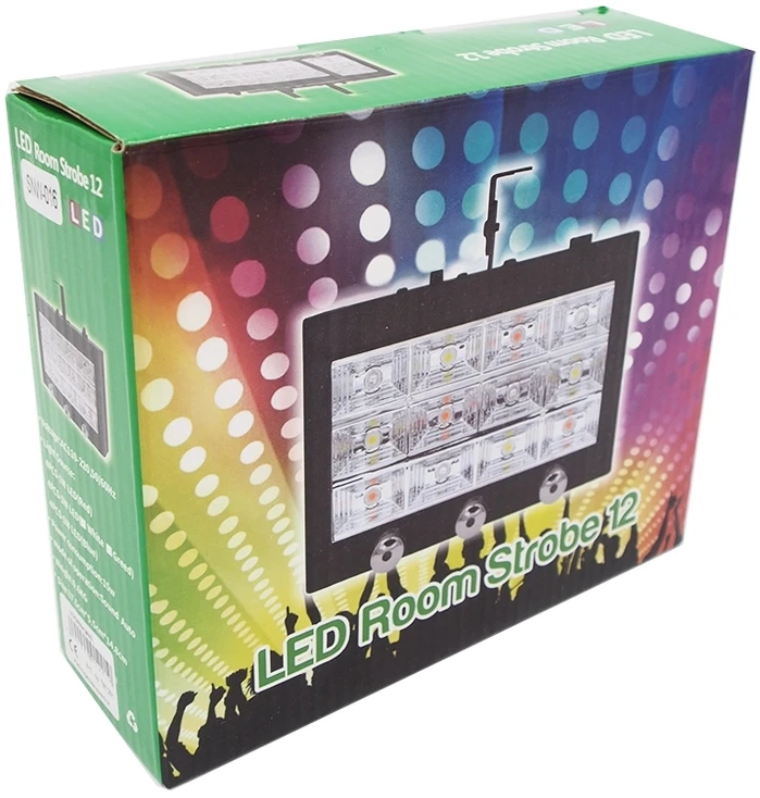 LED stroboskopas su lazeriais