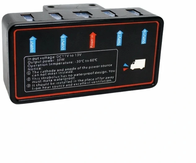 ATL DA553 oranžinis LED mirksėjimo žibintas