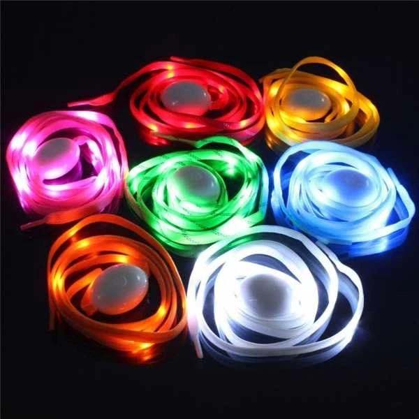 LED šviečiantys batų raišteliai - Raudona