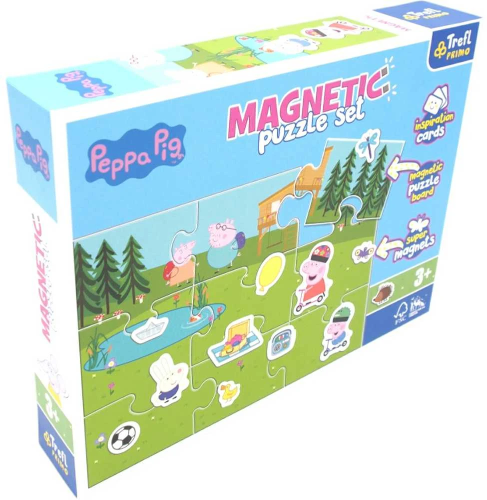 Peppa Pig smagi magnetinė dėlionė. Peppa Pig 93164 Trefl
