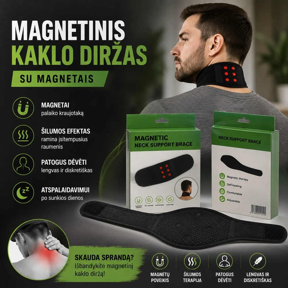 Magnetinis kaklo diržas