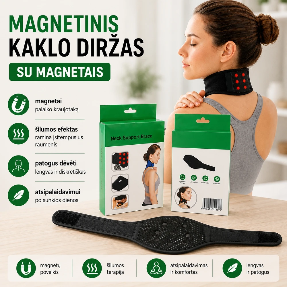 Magnetinis kaklo diržas