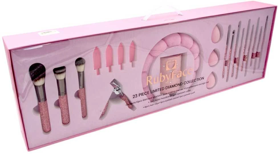 RubyFace 23 dalių makiažo rinkinys „Limited Diamond Collection“