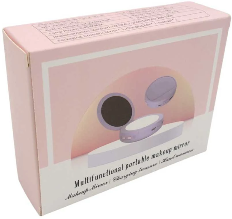 Makiažo veidrodėlis su POWERBANK