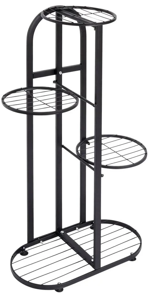 Metalinis augalų stovas 4 vazonams, 81,5 cm