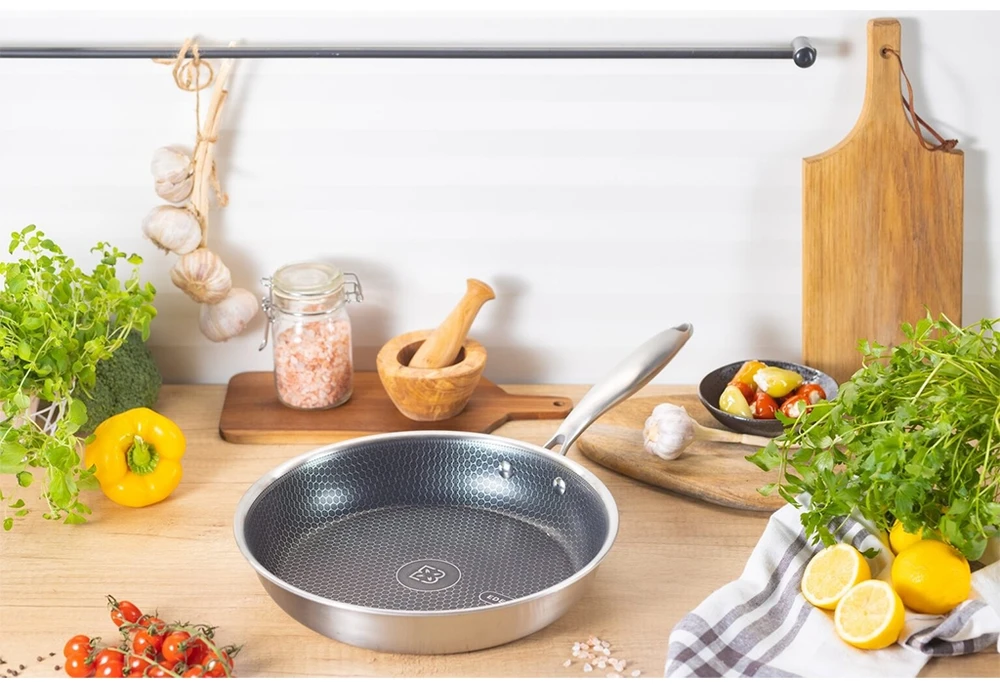 Nerūdijančio plieno keptuvė OSFE 316, 28 cm