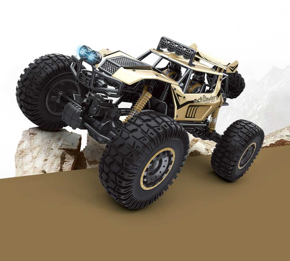 Gotel Nuotoliniu būdu valdomas „Rock Crawler“ visureigis 1:8