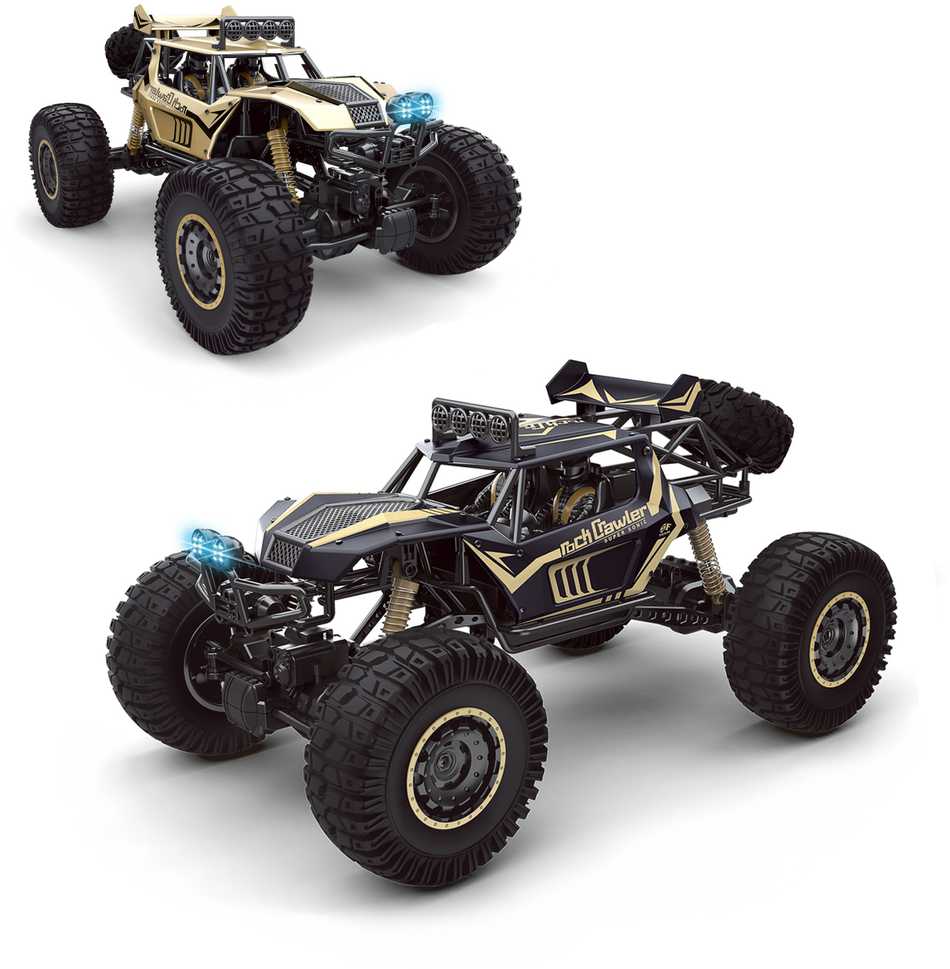 Gotel Nuotoliniu būdu valdomas „Rock Crawler“ visureigis 1:8