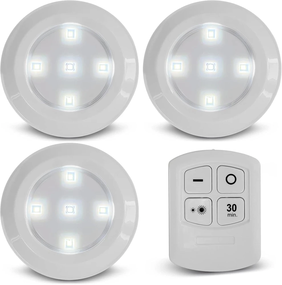 Pakabinamas šviestuvas 3X Led lemputės su pulteliu