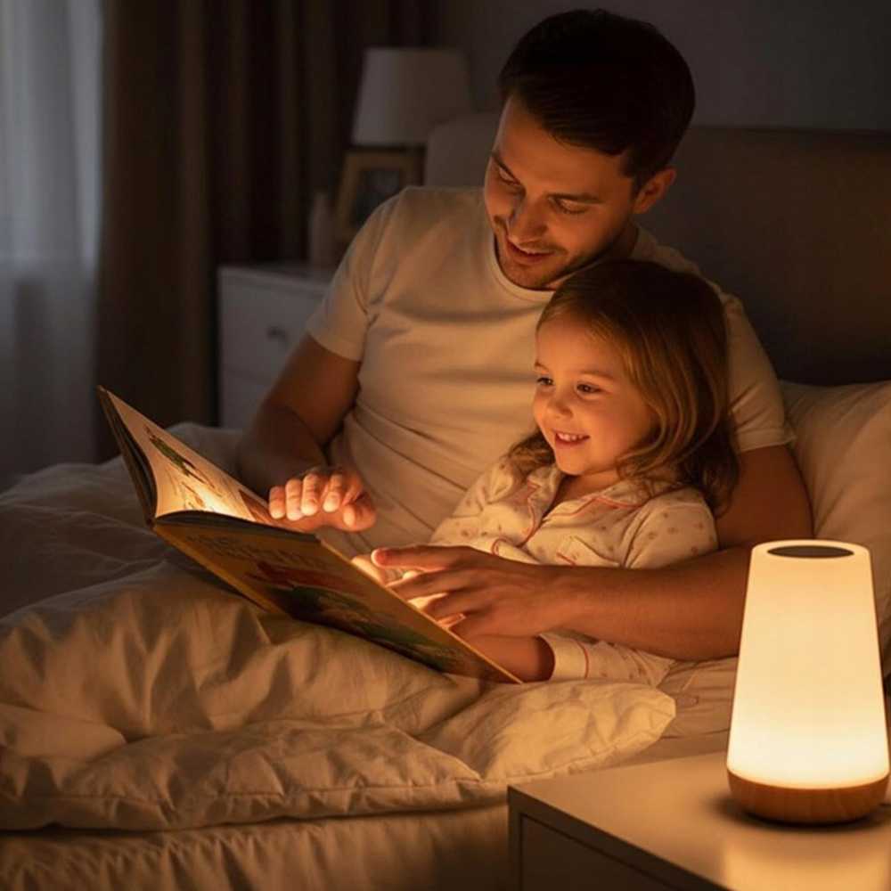Pakabinamas šviestuvas Zd179 LED naktinė lempa su pulteliu ir lietimui jautriu valdymu