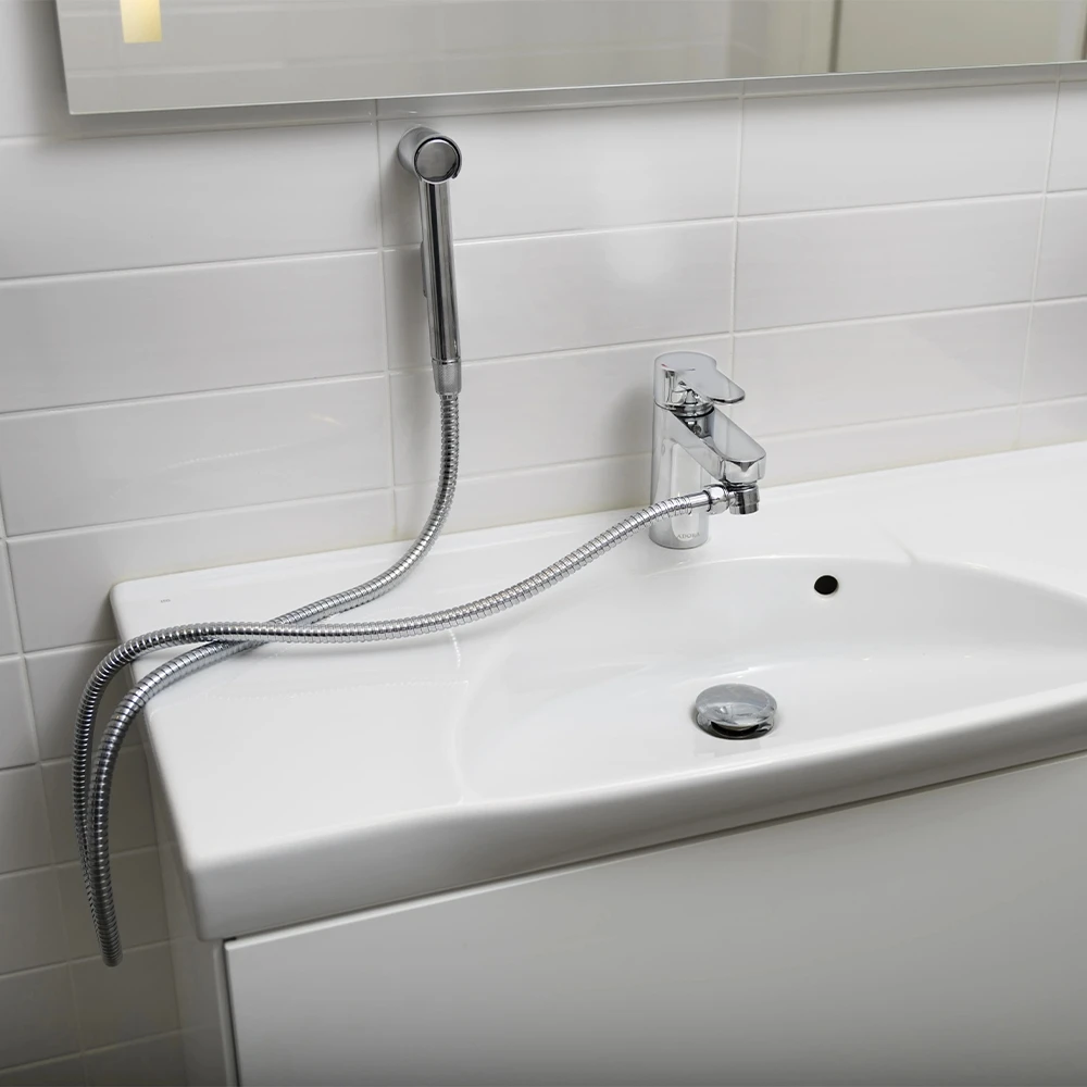 Papildomas kriauklės dušas su tvirta 1750 mm žarna