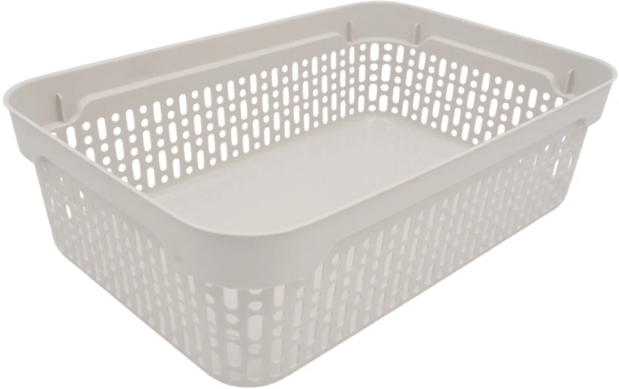 Grandininis pjūklas Plastikinė dėžė su dangčiu 40×30×13 cm BALTA