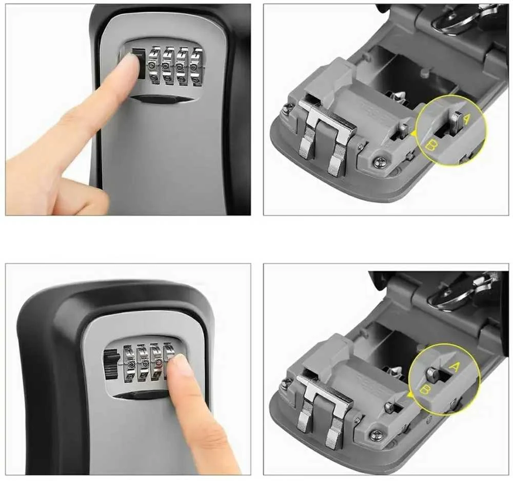 Ag613E Plastikinis seifas raktams
