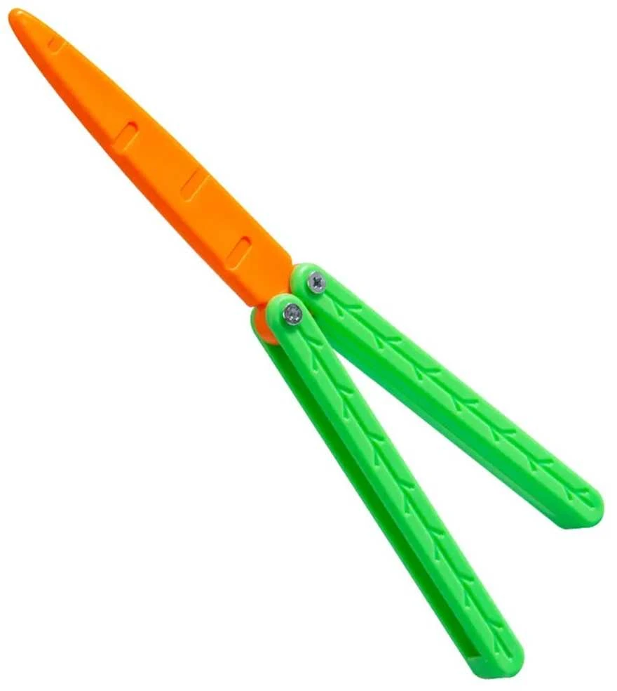 Plastikinis treniruočių peilis