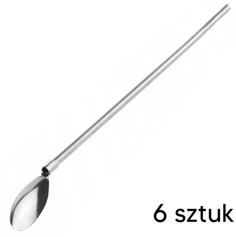 ATL Plieninių šiaudelių/šaukštelių rinkinys
