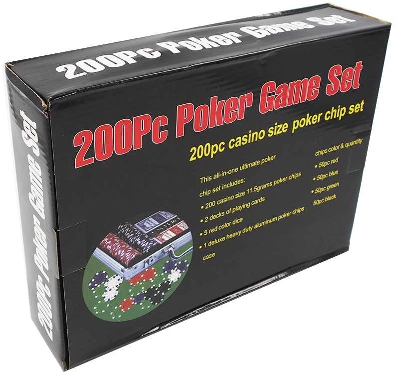 Pokerio rinkinys su lagaminu
