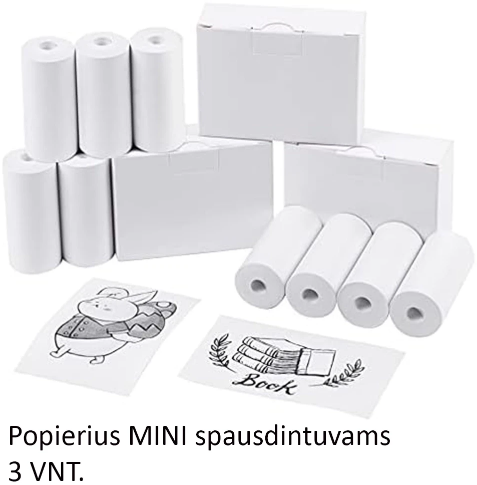 Popierius MINI spausdintuvams, 5 vnt.