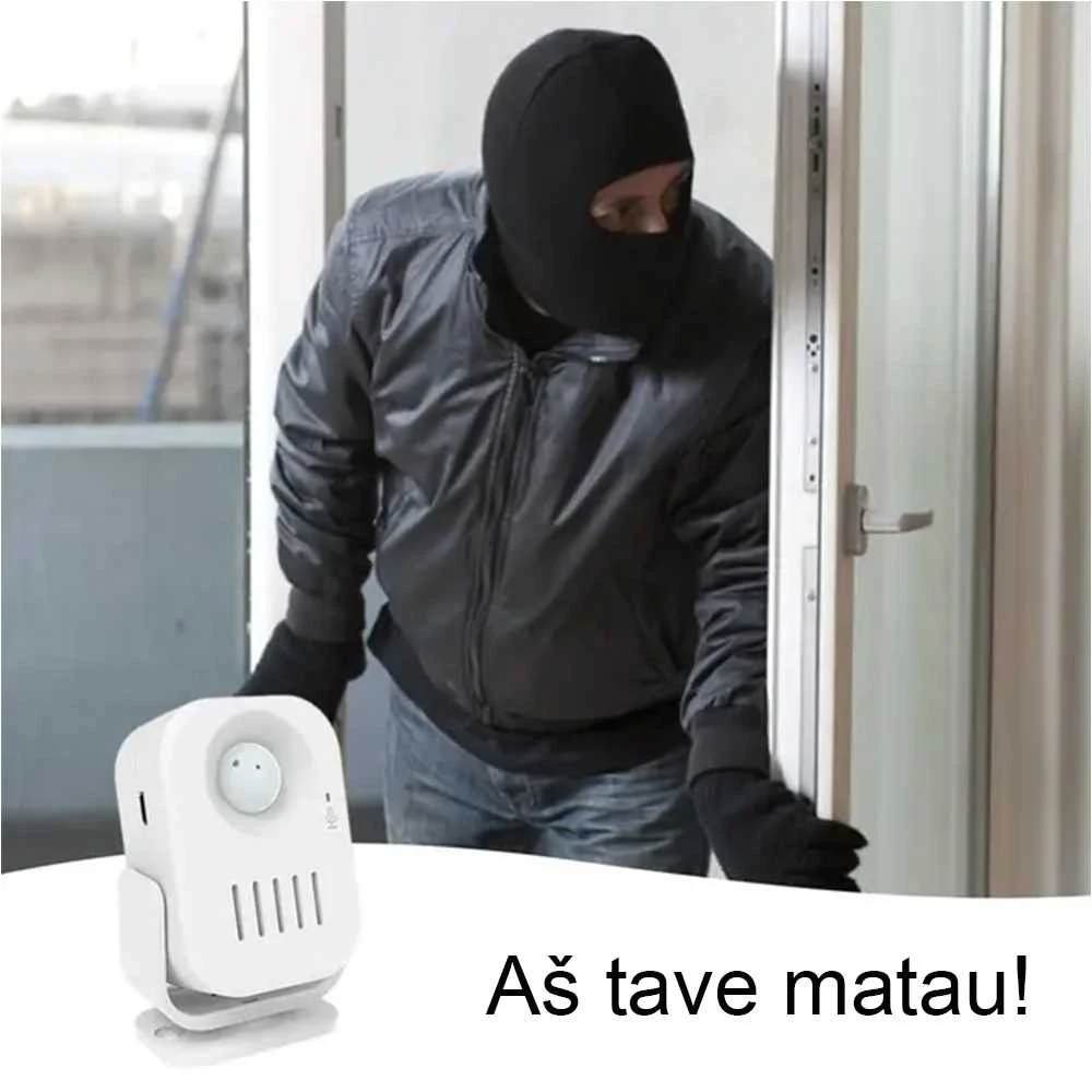 Praėjimo skambutis (galima įrašyti balsą)