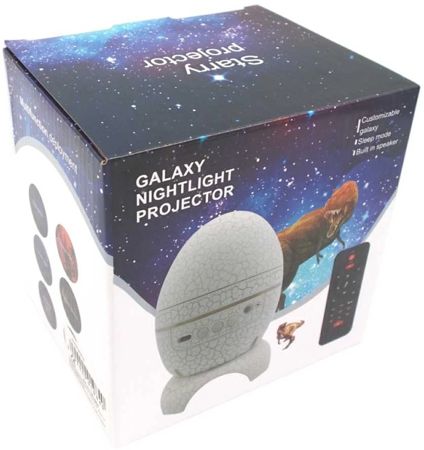 Projektorius Dinozauro Kiaušinio Formos su Garsiakalbiu