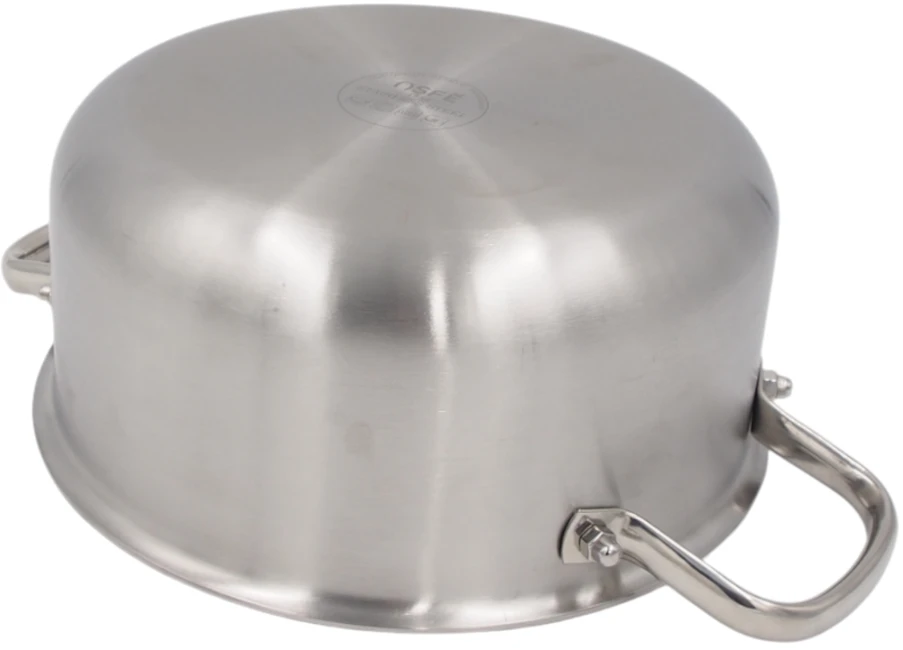 Puodas su dangčiu OSFÉ Tri-Ply, 24 cm, 5 l