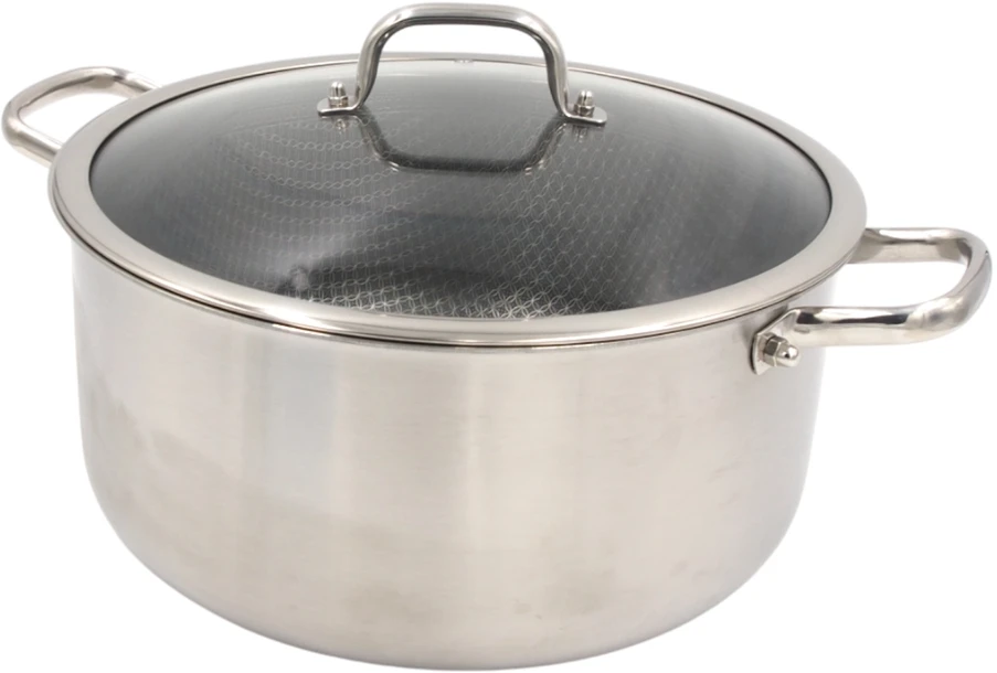 Puodas su dangčiu OSFÉ Tri-Ply, 32 cm, 12 l