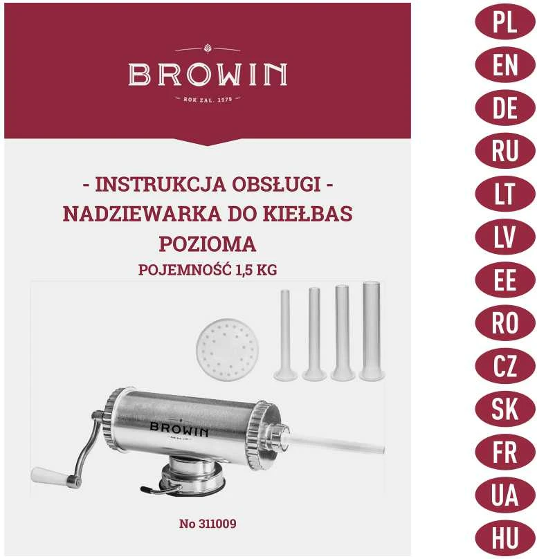 Lumarko Rankinis horizontalus dešrų kimštuvas 1,5kg