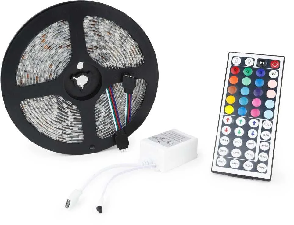 RGB LED juosta 5M 16 spalvų