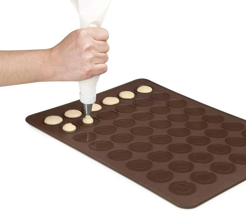 Silikoninė forma Macarons sausainiams – 38 × 28,5 cm