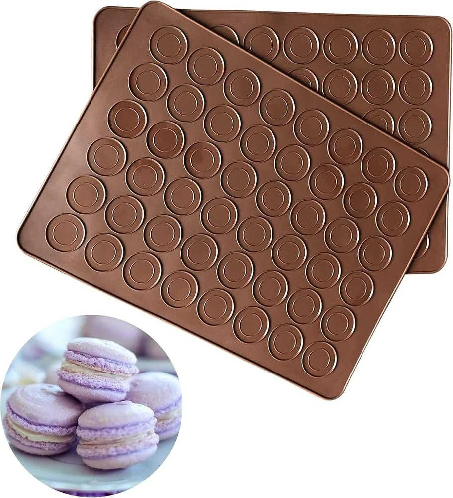 Silikoninė forma Macarons sausainiams – 38 × 28,5 cm