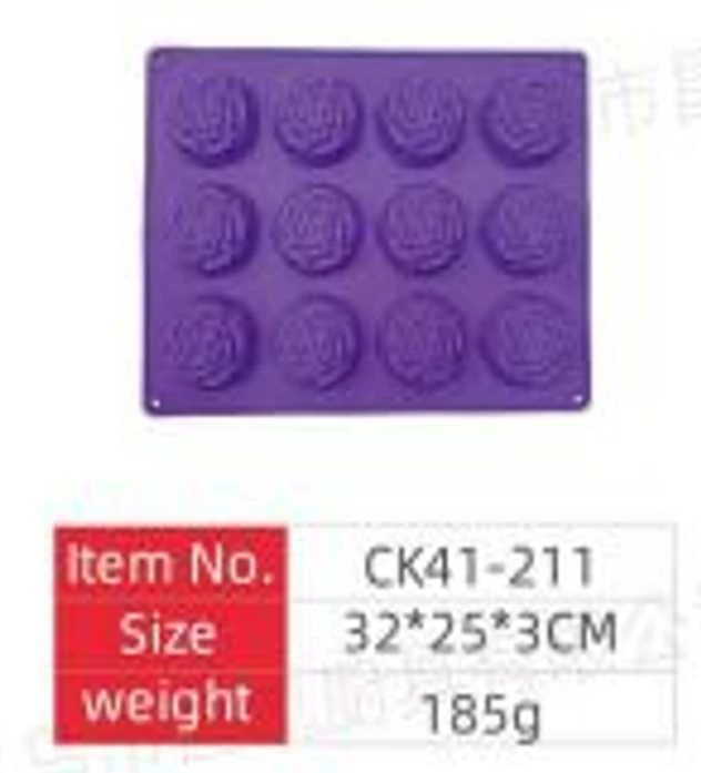 Silikoninė forma Oreo tipo sausainiams