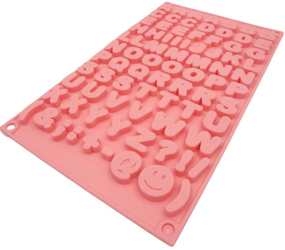 Silikoninė forma raidėms – 29,5 × 17 × 0,6 cm