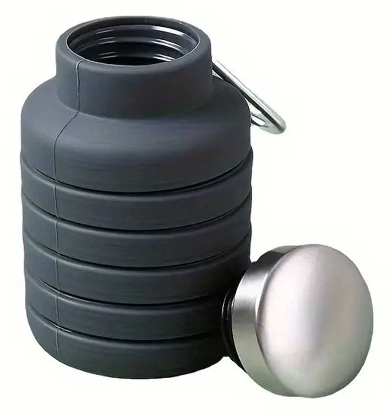 Silikoninė gertuvė 550ml. - Mėlyna