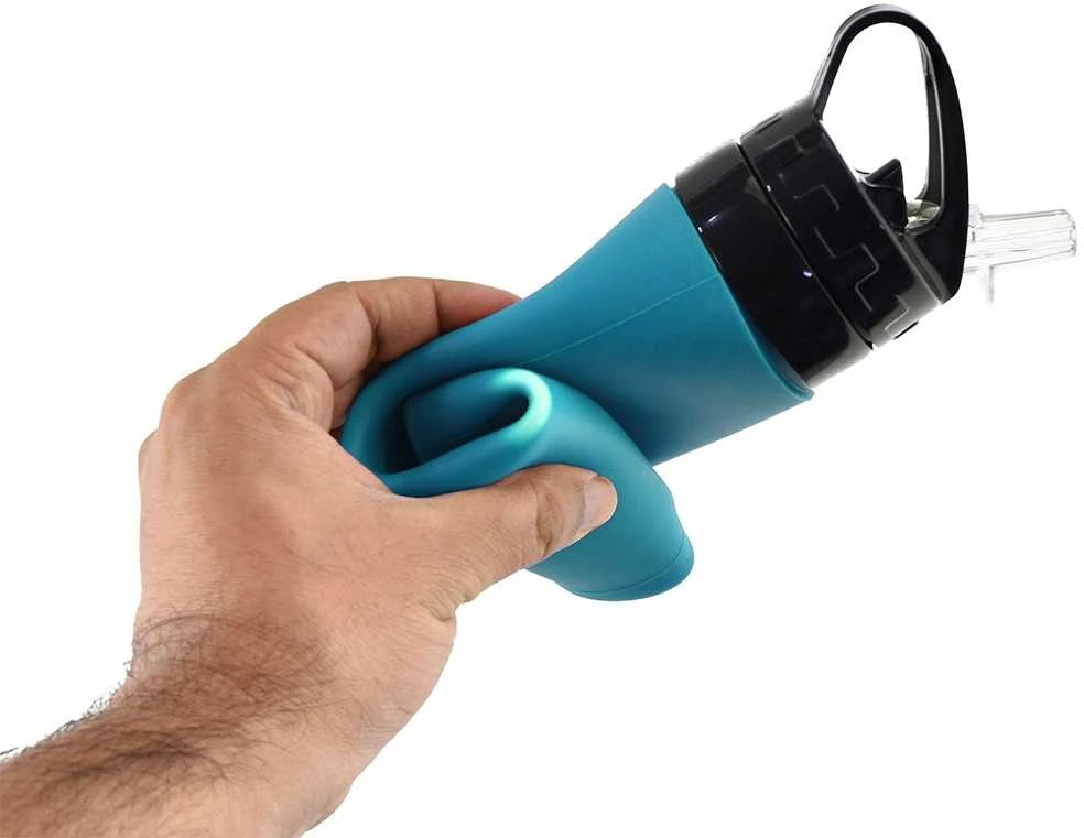 Silikoninė gertuvė 600ml. - Juoda