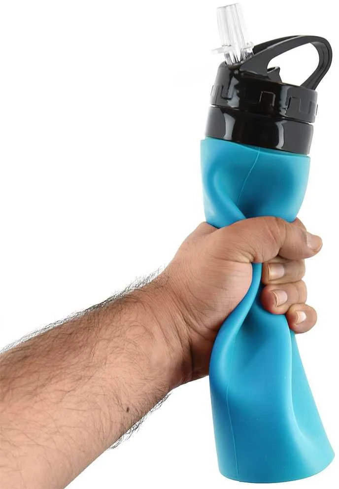Silikoninė gertuvė 600ml. - Mėlyna