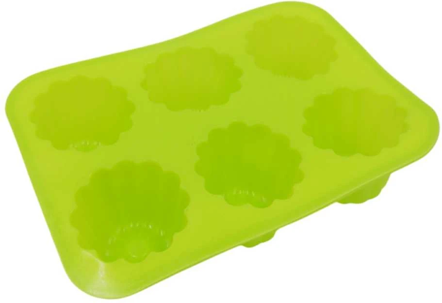 Silikoninė mini keksiukų forma (6 vnt.)