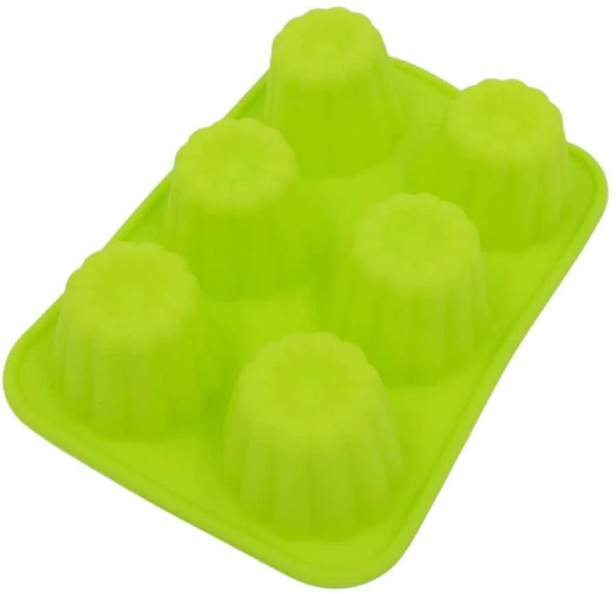Silikoninė mini keksiukų forma (6 vnt.)