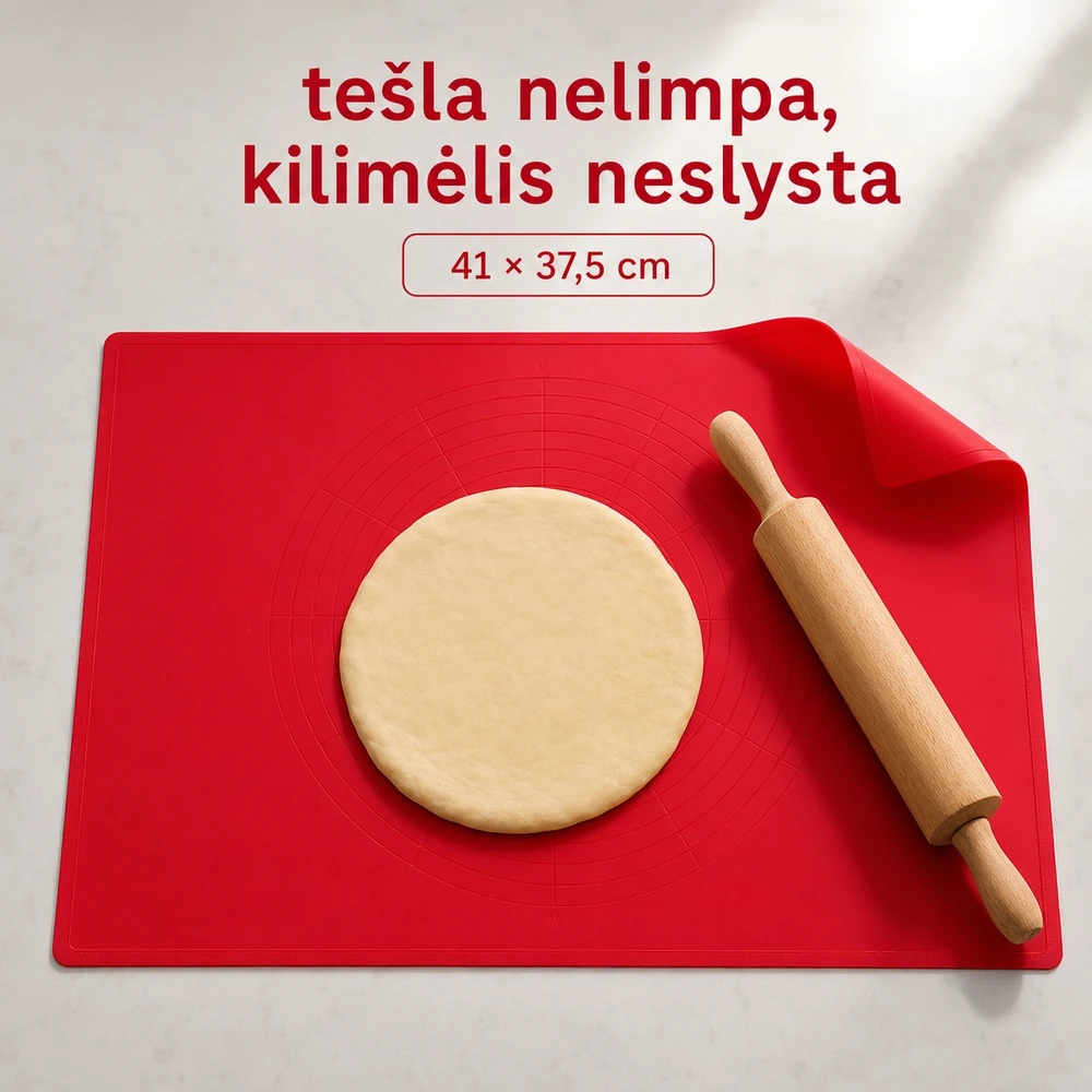 Silikoninis virtuvės kilimėlis