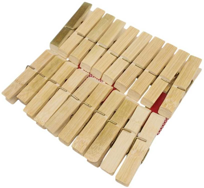 Skalbinių segtukai "Bamboo"