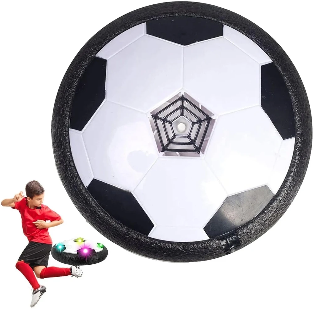 Skraidantis futbolo kamuolys su LED šviesomis