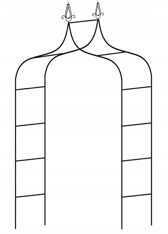 Sodo arka metalinė 150x240 cm
