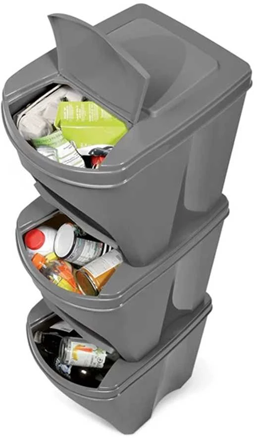 Prosperplast „Sortibox SET3“ atliekų rūšiavimo dėžės