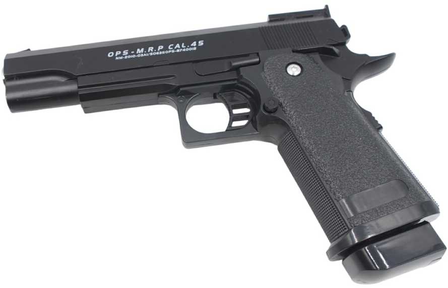 Mat Group METALINIS GUNKAS plastikinėms kulkoms REPLICA COLT C6 100% METAL + FREE