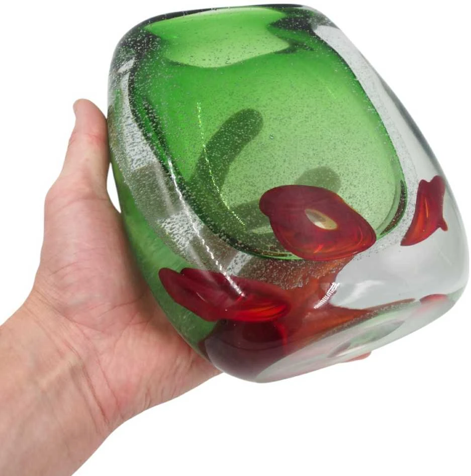 Stiklinė vaza, 18x7x27 cm – Forma Lumo kolekcija