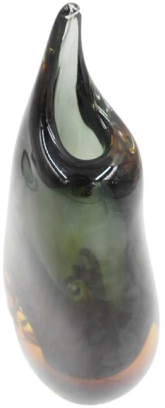 Stiklinė vaza „Forma Lumo“ – 13×8×30 cm